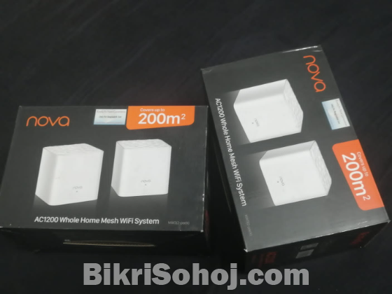 Tenda Nova MW3 AC1200 Dual Band Mesh Router (Dual Unit)